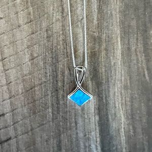 Italian Turquoise 925 Silver Necklace